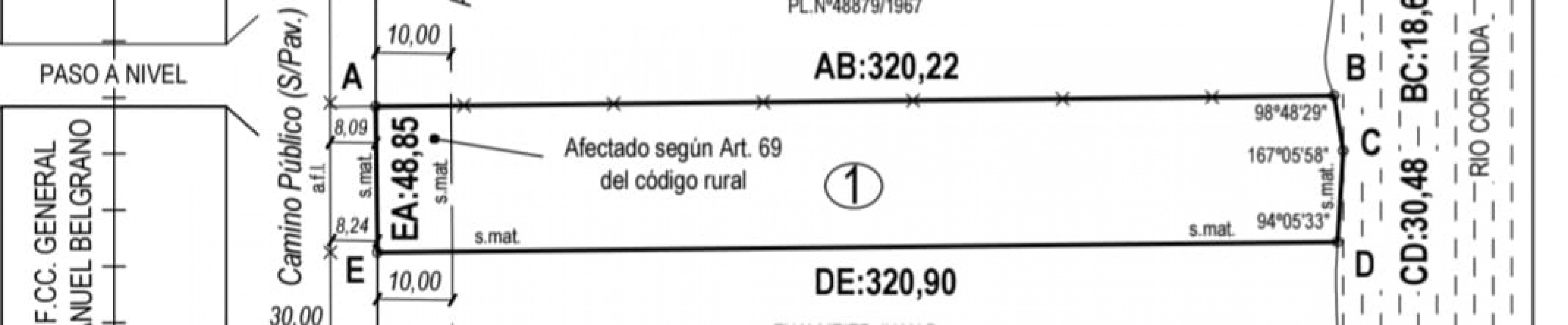 VENTA: 1,5 Ha. CON CASA A RECICLAR, DESVIO ARIJON - Ref. 1272