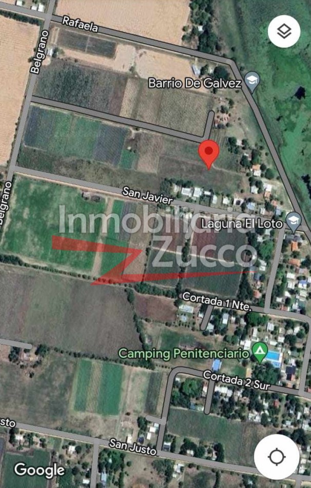 VENTA: LOTE EN CORONDA (BARRIO GALVEZ) - Ref. 1087