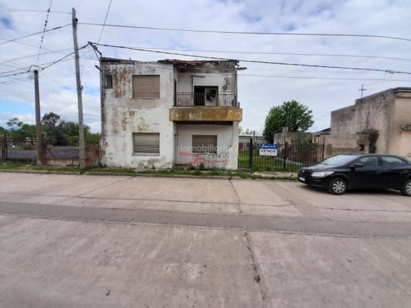 VENTA: TERRENO CON CASA A RECICLAR + UN GALPON EN CORONDA - Ref. 951