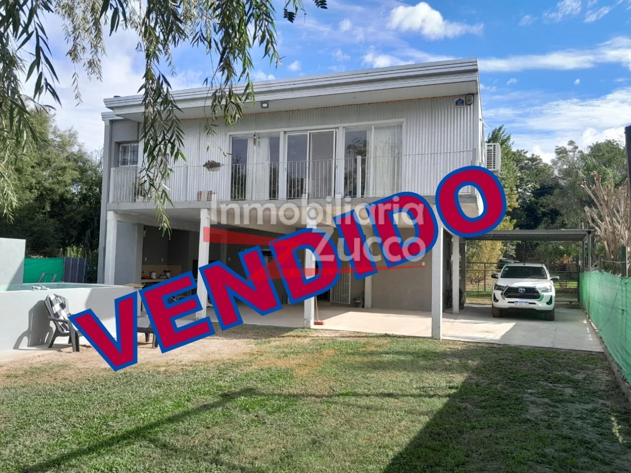 VENTA: EXCELENTE CASA DE FIN DE SEMANA FRENTE AL RIO CORONDA - Ref. 1187